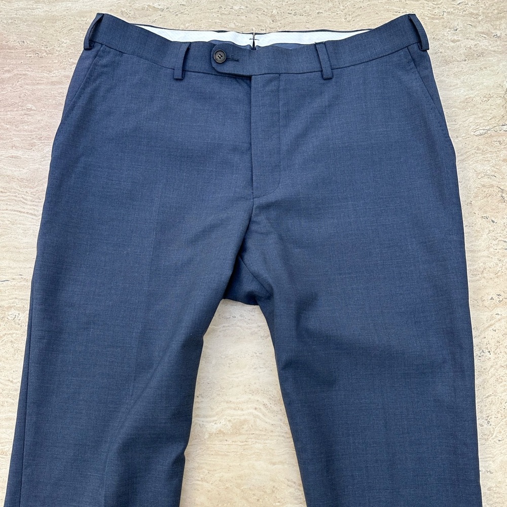 Suitsupply Blue Modern Fit Dress Pants